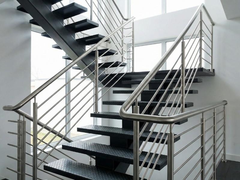 Stainless steel staircase design Kozhikode Kerala